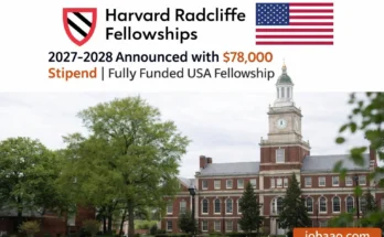 Harvard Radcliffe Fellowships 2027–2028 Announced with $78,000 Stipend | Fully Funded USA Fellowship by jobaao.com
